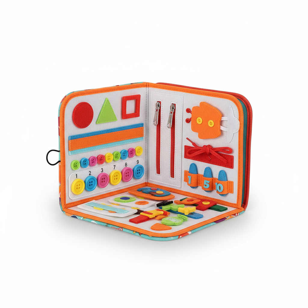 CalmiBook Cicha Książeczka Sensoryczna dla Dzieci