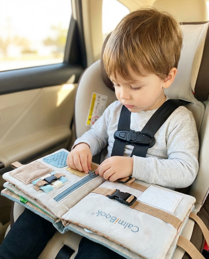 CalmiBook Książeczka Aktywności Montessori Filcowa Zabawka Edukacyjna